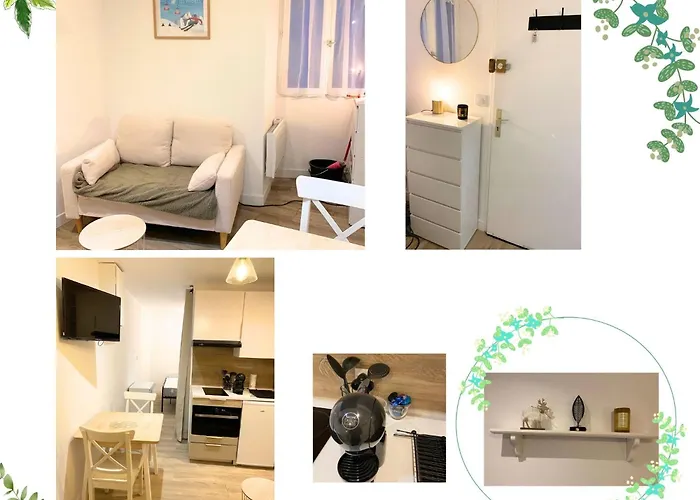 アパート T1 Bis Cosy Rdc Avec Terrasse Centre Luchon Bagnères-de-Luchon